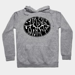 Slightly Unhinged Word Art Hoodie